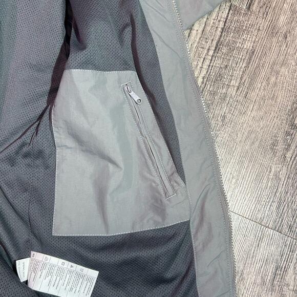 Carhartt Gray Hooded RainCoat Waterproof Jacket Men’s Small Women’s Medium - Picture 2 of 12